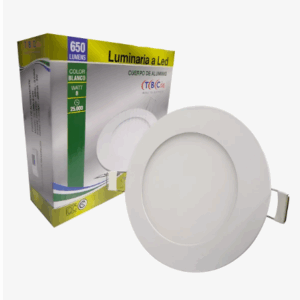 Panel Led Circular 24w Para aplique Color Blanco Luz Neutra