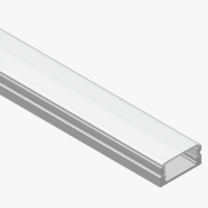 perfil de aluminio chato sin colimador de 1m